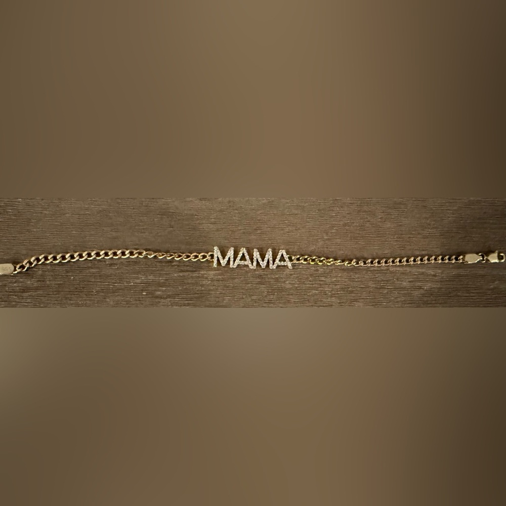 14k and diamond bracelet 7 inches